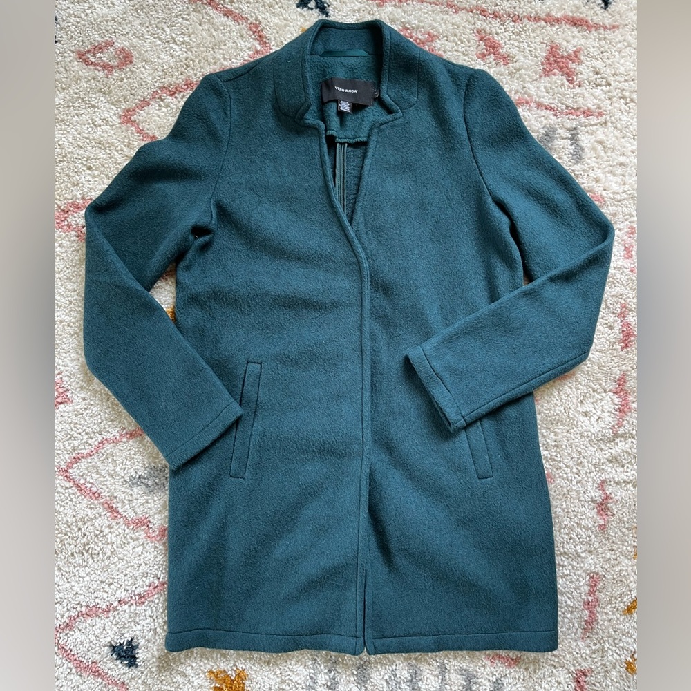Emerald Green Pea Coat